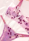 Çiçekli Balenli Bralet Takımı Love Secret 1028 - 3