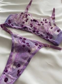 Çiçekli Balenli Bralet Takımı Love Secret 1028 - 4