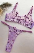 Çiçekli Balenli Bralet Takımı Love Secret 1028 - 6