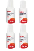Sıvı Silici Daksil 4 Adet Noki 20 gr Fırçalı Sıvı Düzeltici Daksil Okul Ofis Büro Fırça Uçlu Daksil - 1