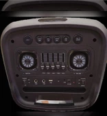 WDLR DR-1027 Mikrofonlu Kumandalı Işıklı Kablosuz Bluetooth Hoparlör - 4