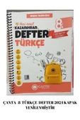 Çanta Yayınları 8.Sınıf Türkçe Okula Yardımcı Kazandıran Defter - 1