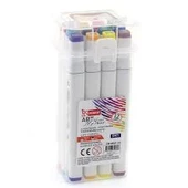 Mikro Art Çift Uçlu Marker Kalem 12 Renk  ZW-8001 - 2
