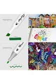 Mikro Art Çift Uçlu Marker Kalem 12 Renk  ZW-8001 - 1