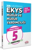 2025 MEB EKYS Müdür ve Müdür Yardımcılığı Tamamı Çözümlü 5 Deneme Sınavı Data Yayınları - 1