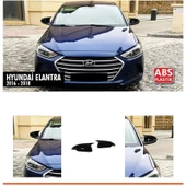 HYUNDAİ ELANTRA 2016-2018 UYUMLU PARLAK SİYAH BOYALI AYNA KAPAĞI - 1
