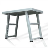 Büyük Açılır Kapanır Ayaklı Portatif Kamp Balkon Bahçe Plaj Havuz Başı Kumsal Piknik Masası Sehpası - 5