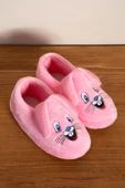 Albishoes Kız Çocuk Panduf Ev Patiği Pamuk Astarlı Tavşan Figür Ev Kreş Ayakkabısı Sevimli Tavşan - 1