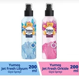Yumoş Jet Fresh Giysi Spreyi Lilyum 200 ml 1 Adet Jet Fresh Giysi Spreyi Orkide 200 ml 1 Adet - 1
