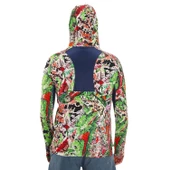 Fujin Pro Angler S24 Hooded Makai Green Red X Large - 3