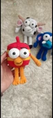 Amigurumi mimiko kırmızı kuş hediyelik özel tasarım oyuncak - 1