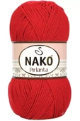 1 Adet Pırlanta Amigurumi El Örgü İpi Yünü Gelincik Kırmızı 6741 - 1