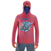 Fujin Rolla S24 Buff&Hoodie Swordfish Red  Medium - 2