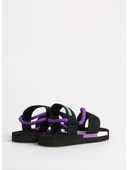 BENETTON 10214 HAFİF TABAN PARMAK ARASI KETEN KADIN SANDALET - 5
