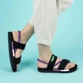 BENETTON 10214 HAFİF TABAN PARMAK ARASI KETEN KADIN SANDALET - 1