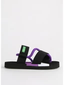 BENETTON 10214 HAFİF TABAN PARMAK ARASI KETEN KADIN SANDALET - 3