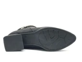 Asya Şerit Taşlı Sivri Burun Kısa Topuklu Kadın Bot thumbnail 10