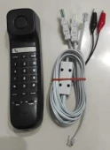 KAREL Test Telefonu siyah (kesmeli Kesmesiz Test Kablolu özel yapım) - 1