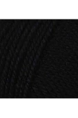 1 Adet Dora El Örgü İpi Yünü 100 gr 999 Siyah - 2