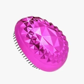 Geniş Aralıklı Her Saç Tipine Uygun Fırçalı Saç Düzleştirici Neon Pembe Düzleştirici Tarak - 2