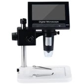 1000 X 2.0MP USB Dijital Elektronik Mikroskop 8 LCD Ekran VGA Büyüteç DM4-S - 1