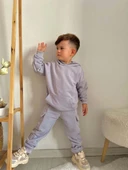 ERKEK ÇOCUK KREŞ OKUL KAPŞONLU PAMUK EŞOFMAN TAKIMI - 2