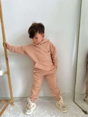 ERKEK ÇOCUK KREŞ OKUL KAPŞONLU PAMUK EŞOFMAN TAKIMI - 5