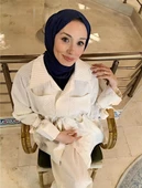 GPTKM002 Çizgili Pantolonlu Takım Ekru - 5