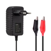 Weko 14.4 Volt 1 Amper Krokodil Uçlu Adaptör Akü Şarj Cihazı Aleti Kuru Asit Jel Aküde Kullanılır 14.4V-1A thumbnail 4