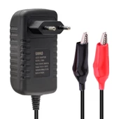 Weko 14.4 Volt 2 Amper Kırmızı Yeşil Ledli Yerli Üretim Krokodil Uçlu Akü Şarj Cihazı Aleti 14.4V-2A - 1