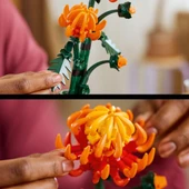 LEGO Icons 10368  Krizantem - Yetişkinler Için Dekoratif Kasımpatı Çiçeği Yapım Seti (278 Parça) - 5