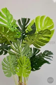 BİÇİÇEK   Yapay Monstera Ağacı 170 cm lux dış mekan saksıda - 12