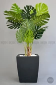 BİÇİÇEK   Yapay Monstera Ağacı 170 cm lux dış mekan saksıda - 4