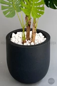 BİÇİÇEK   Yapay Monstera Ağacı 170 cm lux dış mekan saksıda - 11