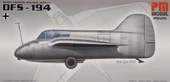 Rocket Powered Research Aircraft DFS-194 Pm Model Roket Motorlu Uçak Demonte Plastik Maketi - 1