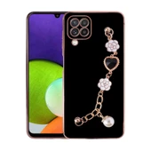 Samsung Galaxy M32 Kılıf El Tutamaçlı Kamera Korumalı Taka Silikon Kapak thumbnail 6