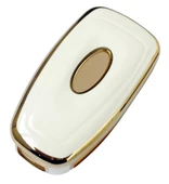 Focus 3 Mondeo Transit Courier Uyumlu Silikon Nano Anahtar Kumanda Kılıfı Oto Anahtarlık Beyaz thumbnail 2