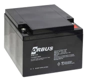Orbus Kuru Akü 12 Volt 26 Ah Yeni Tarihli 176x166x125 mm 8 Kg - 1