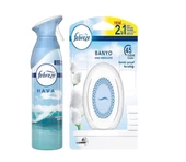Febreze Hava Ferahlatıcı Sprey Oda Koku Okyanus 185 ml x 1 Adet Hava Temizleyici Banyo Parfüm 7,5 ml - 1