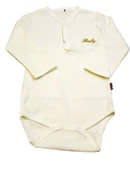 Sema Baby Uzun Kol Kaşkorse Badi (Body) - Ekru 0-6 Ay - 1