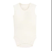 Sema Baby Jakarlı Askılı Badi (Body) - Beyaz 9-12 Ay - 1