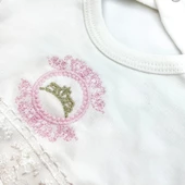 Sema Baby Prenses Lüks 5 Parça Hastane Çıkışı Zıbın Seti - 2