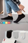 6'LI ERKEK PAMUKLU GÖRÜNMEZ SNEAKERS KISA SPOR ÇORAP - 3