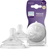 Philips Avent Natural Response 2'li Biberon Emziği, 2 Numara, 0 Ay+ - 1