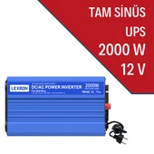 2000W-12V TAM SİNÜS İNVERTER (UPS) - 12