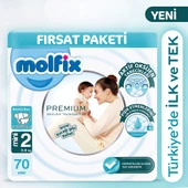 Molfix Premium Fırsat Paketi 2 Beden 70 Adet thumbnail 1