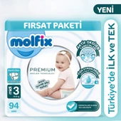 Molfix Premium Ultra Fırsat Paketi 3 Beden 94 Adet - 1