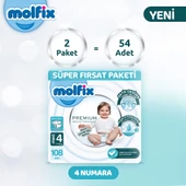 Molfix Premium Süper Fırsat Paketi 4 Beden 108 Adet - 2