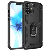 iPhone 12 Mini Kılıf Panzer Ring Tam Koruma Arka Kapak - 4