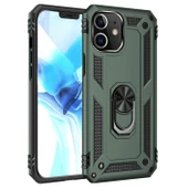 iPhone 12 Mini Kılıf Panzer Ring Tam Koruma Arka Kapak - 2